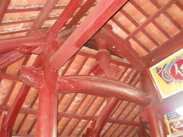 Structure of the roof truss- Dong Nhon communal house